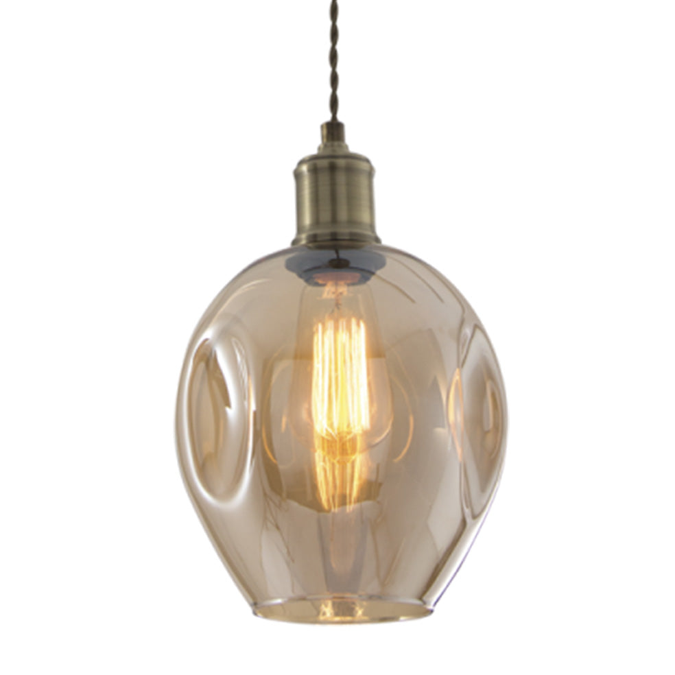 The Lighting Club lighting Amber Bliss Glass Pendant Light PEN612 AMBER 6007226068184