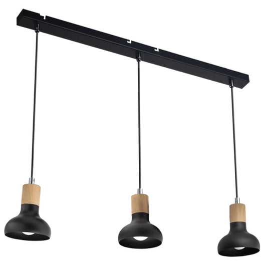 The Lighting Club Lighting Black Ruth Triple Light Fitting PEN649/3 BLACK 6007226071399