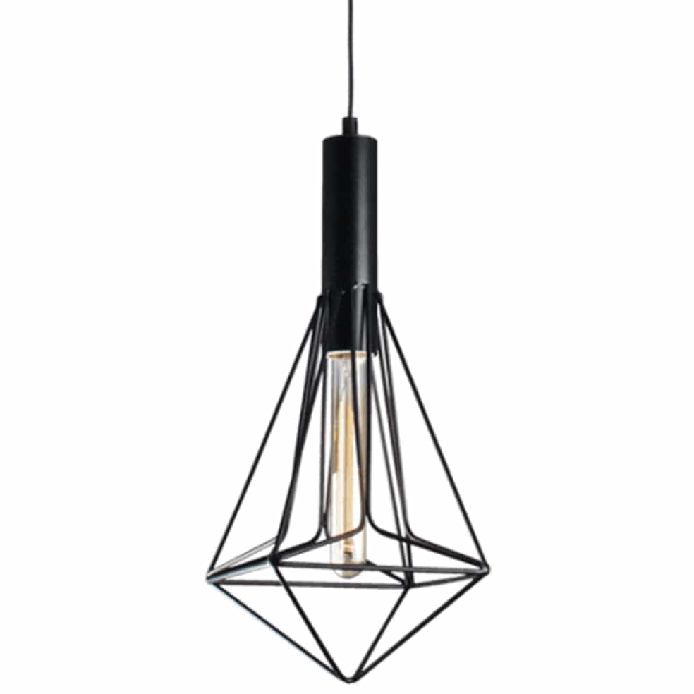 The Lighting Club Chandeliers Totum Wire Pendant Light PEN728 BLACK 6007226062786
