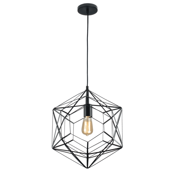 The Lighting Club Pendant Louvre Pendant in Black PEN740 BLACK 6007226062809