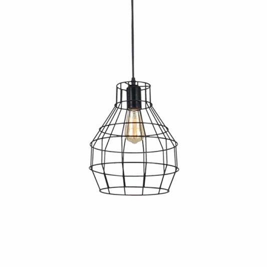 The Lighting Club Pendant Wire Cone Pendant Light Black PEN750/1 BLACK 6007226062953