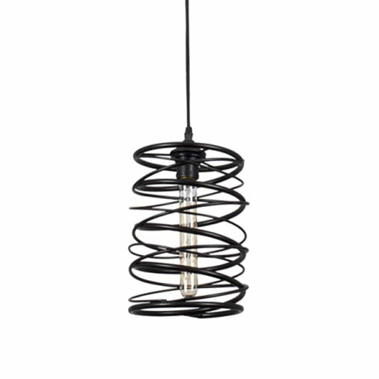 The Lighting Club Ceiling Light Fixtures Spiral Pendant Black Light PEN751 BLACK 6007226062960