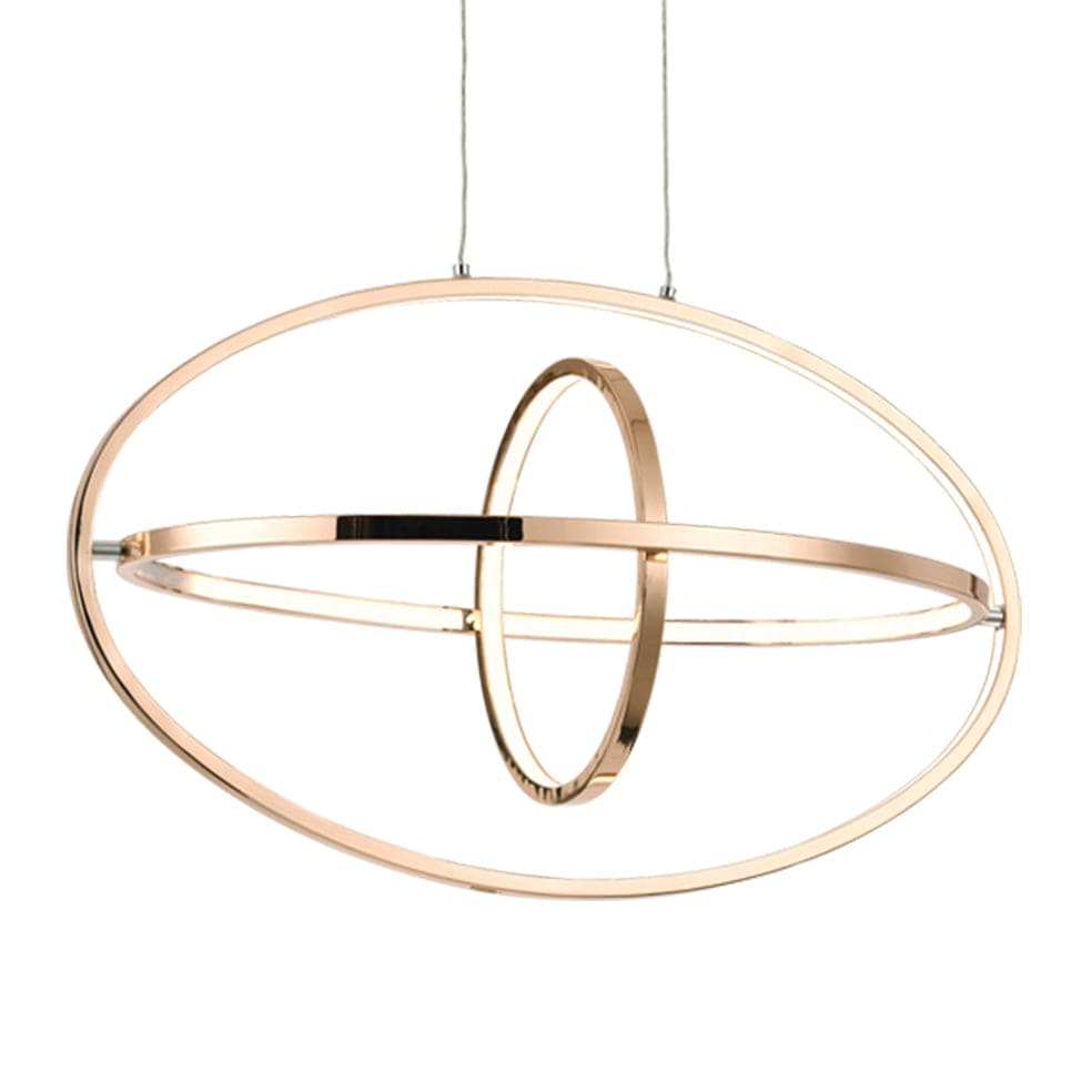The Lighting Club Chandeliers Oval Orbit Chandelier Gold LED PEN796 GOLD 6007226080438