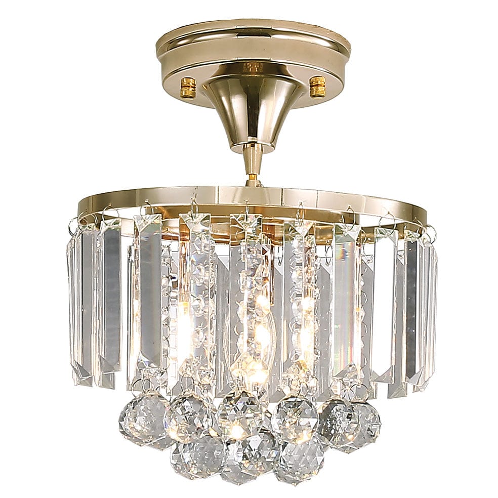 The Lighting Club Gold Melanie Crystal Light | Chrome or Gold PEN826 GOLD