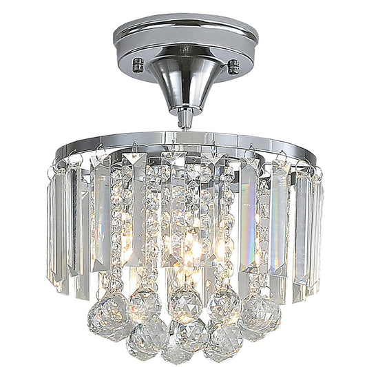 The Lighting Club Chrome Melanie Crystal Light | Chrome or Gold PEN827 CHROME
