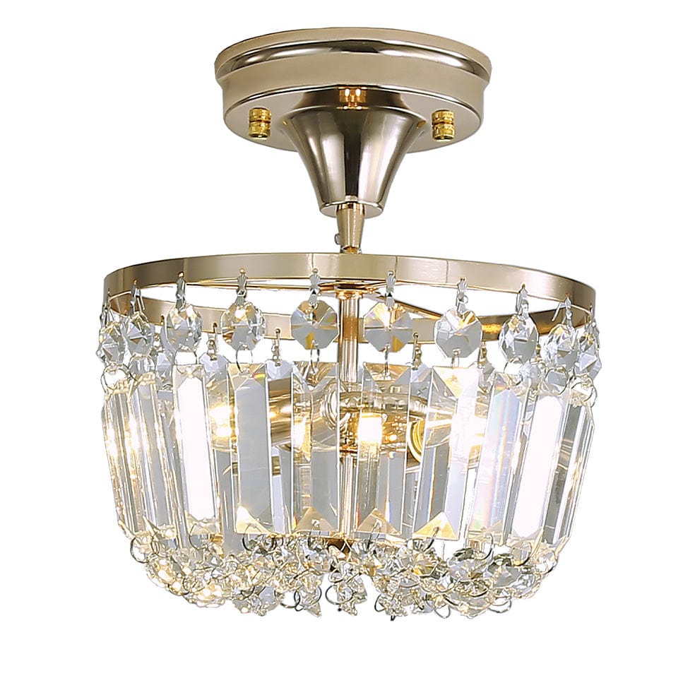 The Lighting Club Gold Clara Crystal Light | Chrome or Gold PEN828 GOLD