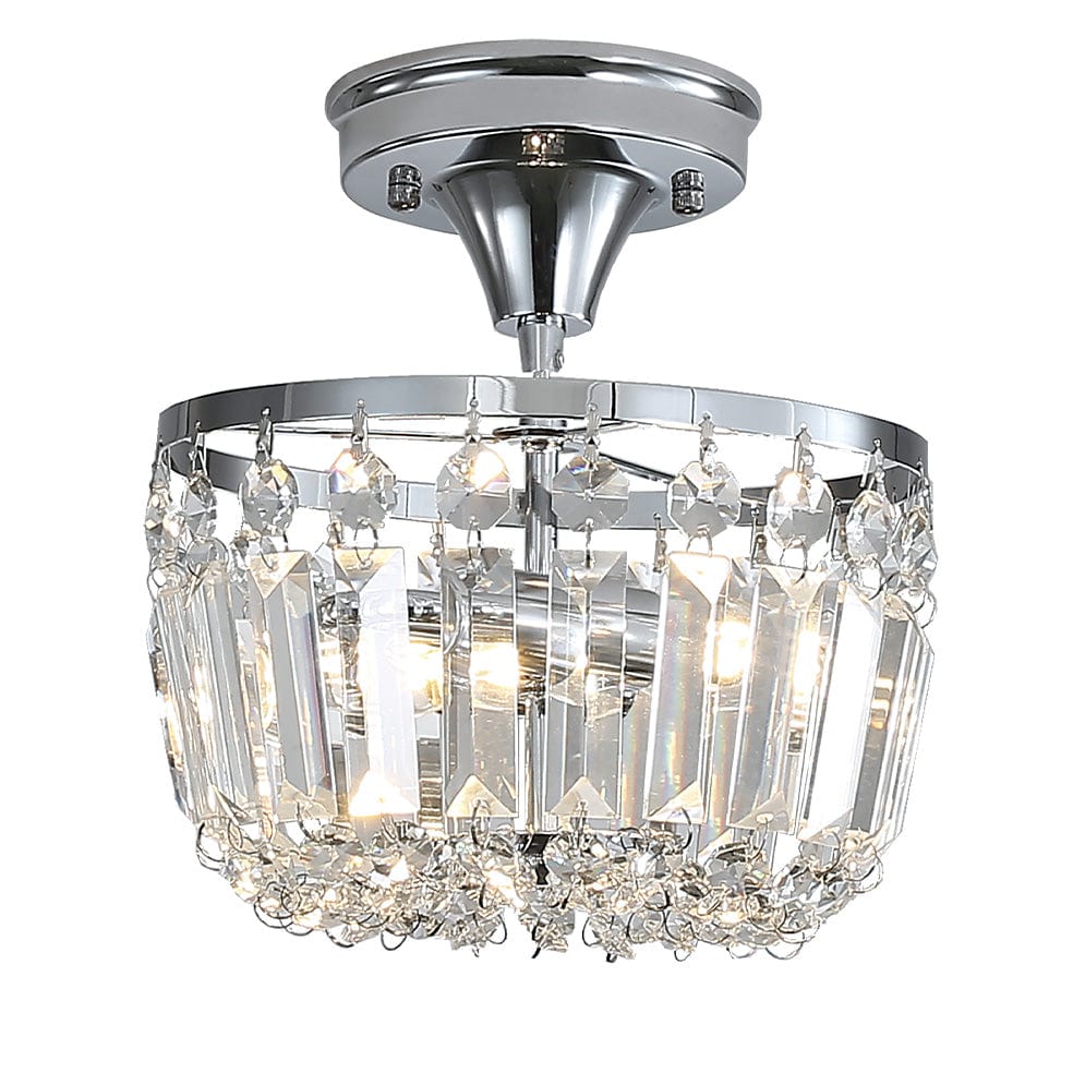 The Lighting Club Chrome Clara Crystal Light | Chrome or Gold PEN829 CHROME