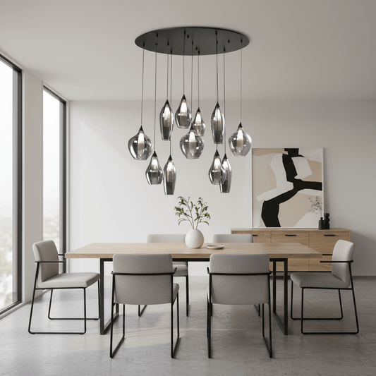 The Lighting Club Chandelier Galaxies 11 Light Chandelier Smokey Glass PEN847/11 SMOKE 6007226083880