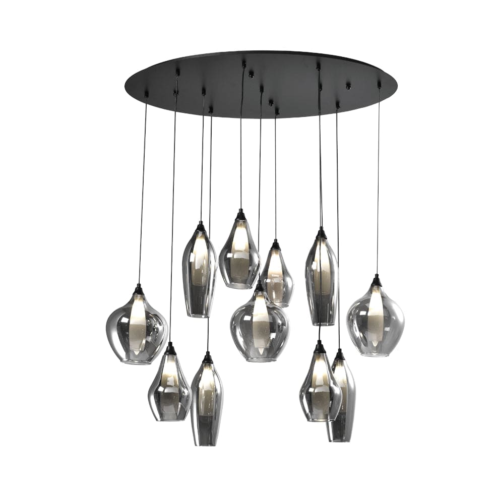 The Lighting Club Chandelier Galaxies 11 Light Chandelier Smokey Glass PEN847/11 SMOKE 6007226083880