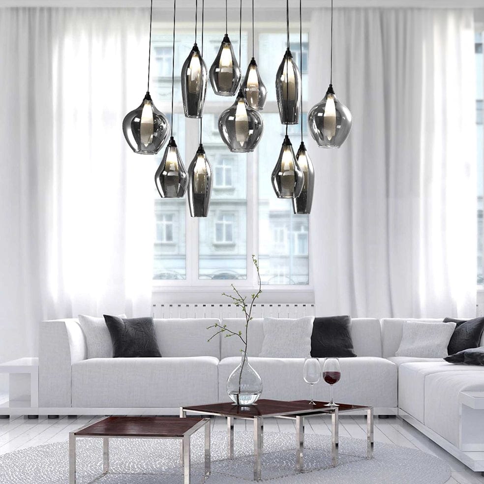 The Lighting Club Chandelier Galaxies 11 Light Chandelier Smokey Glass PEN847/11 SMOKE 6007226083880