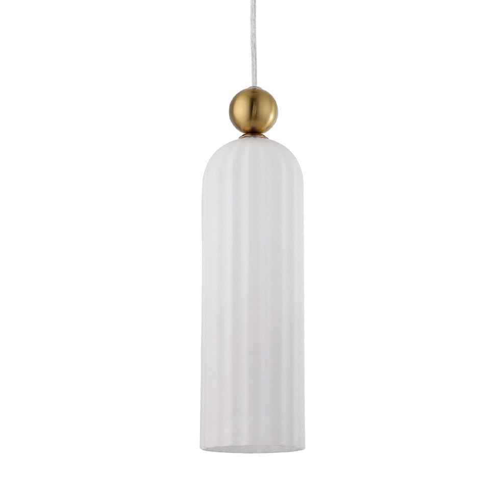 The Lighting Club Pendant White Florence Pendant Light | White or Cognac PEN854 WHITE