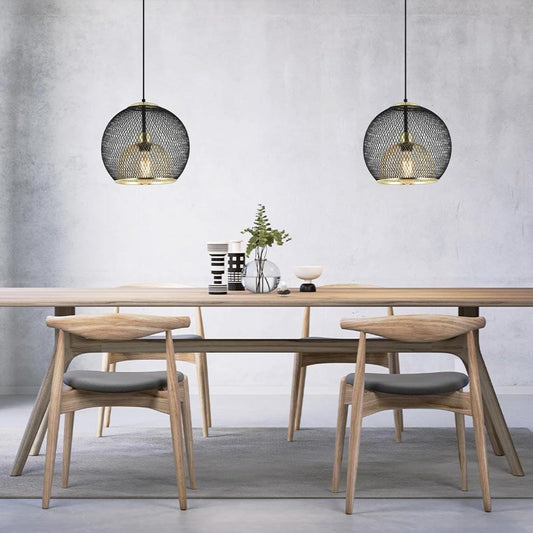 The Lighting Club Pendant Mikasa Pendant Light | Black and Gold PEN861 BLACK 6007226084733