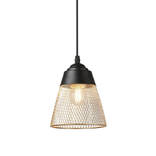 The Lighting Club Pendant Zanthe Pendant Light | Black and Gold PEN863 BK/GOLD 6007226085044