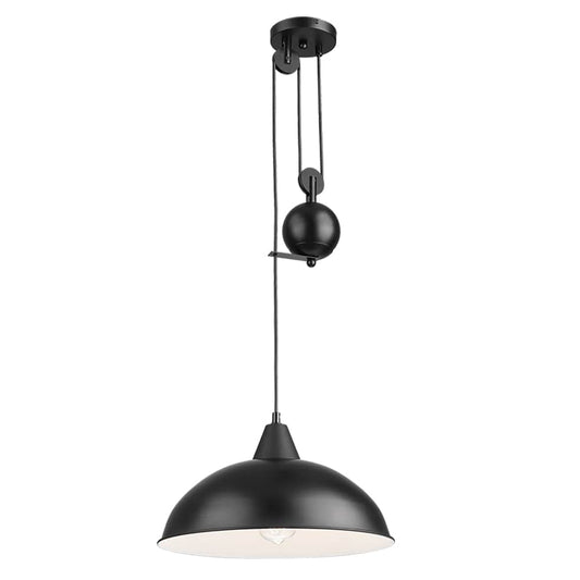 The Lighting Club Pendant Black Boyd Metal Pendant Light | Black or Antique PEN871 BLACK 6007226085501