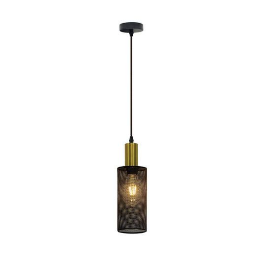 The Lighting Club Pendant Karena Metal Pendant Light PEN873/1 BK/GD 6007226085655