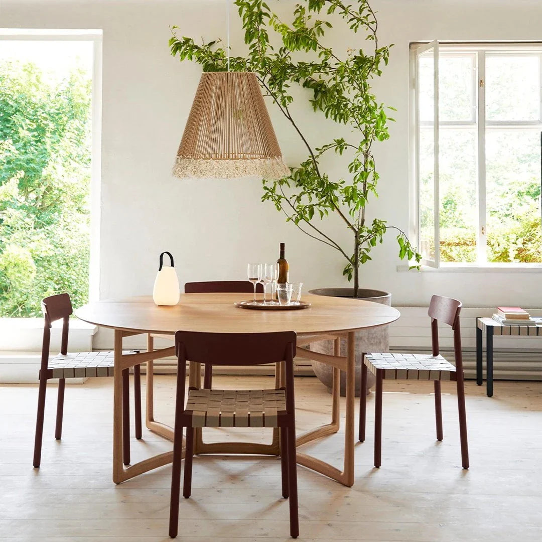 The Lighting Club pendant light Marrakesh Tasseled Pendant Light PEN883 NATURAL 6007226088922