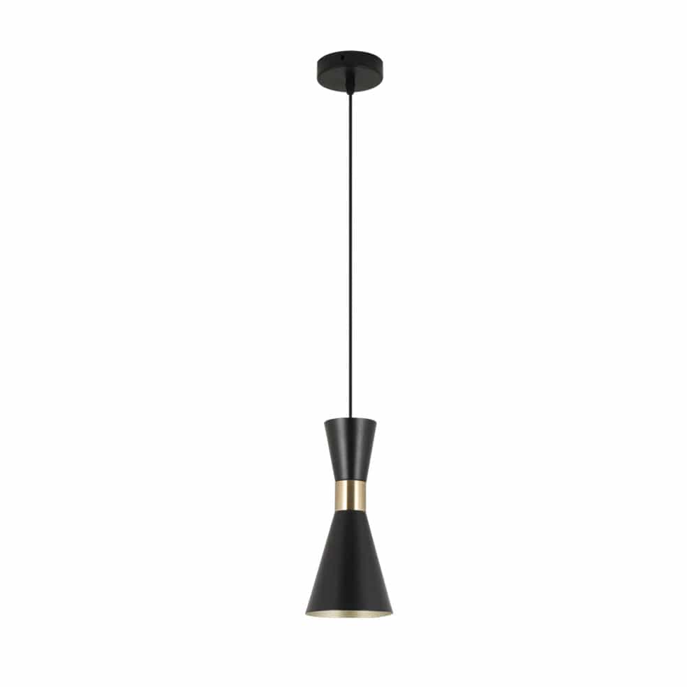 The Lighting Club Pendant Lights Larissa Metal Pendant Light Black PEN940 BLACK 6007226087406