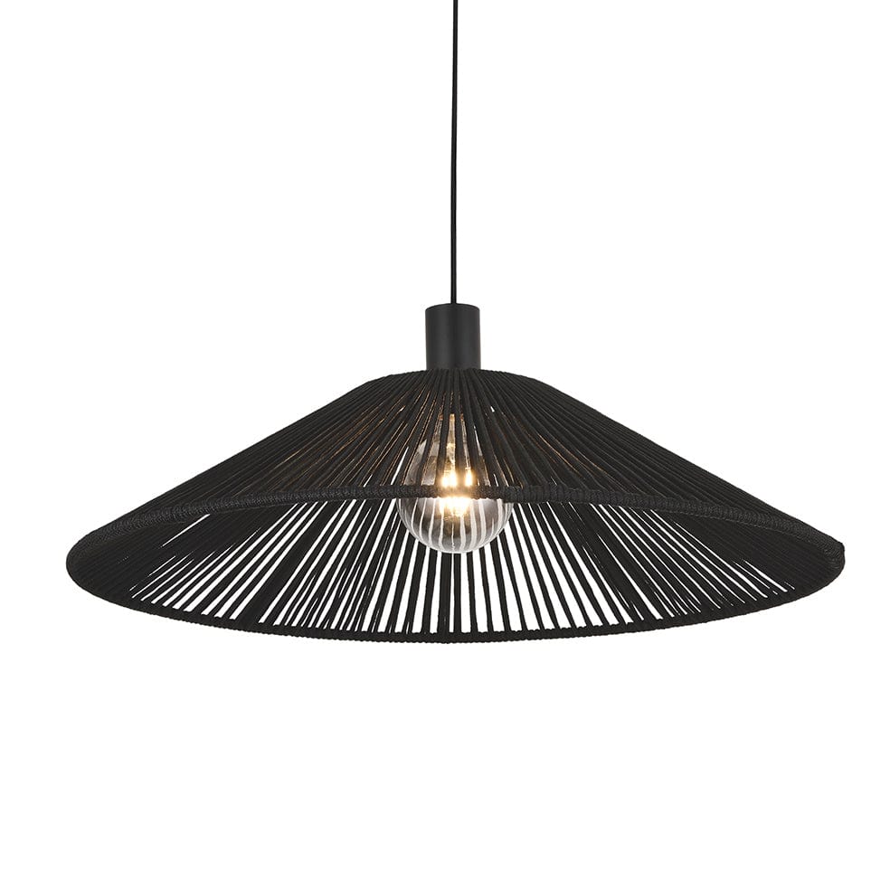 The Lighting Club Pendant Lights Black Yuri Rope Pendant Light Black | Brown PEN947 ROPE 6007226087475