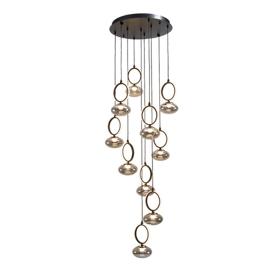 The Lighting Club Chandelier Zion LED Glass Chandelier Light Medium PEN953/10 CCT 6007226087710