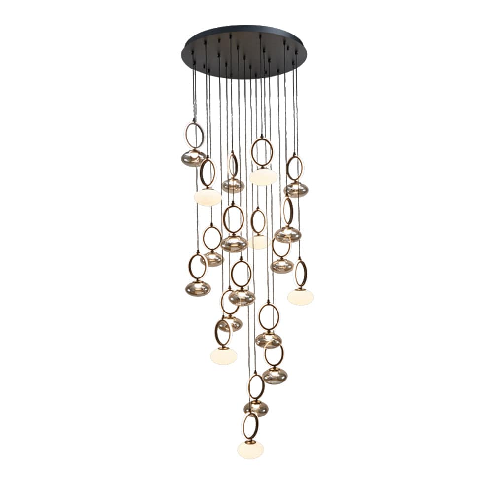The Lighting Club Chandelier Zion LED Glass Chandelier Light Large PEN954/19 CCT 6007226087727