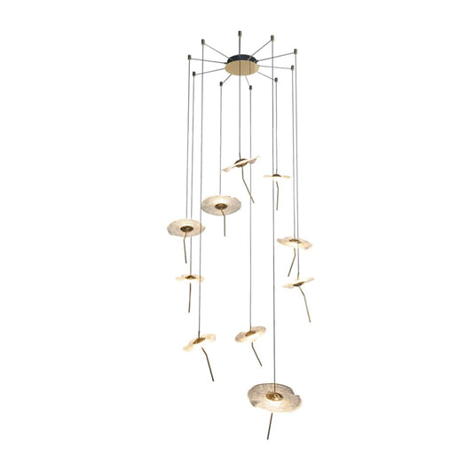 The Lighting Club Chandelier Dandelion LED Glass Chandelier Light Large PEN956/10 CCT 6007226087741