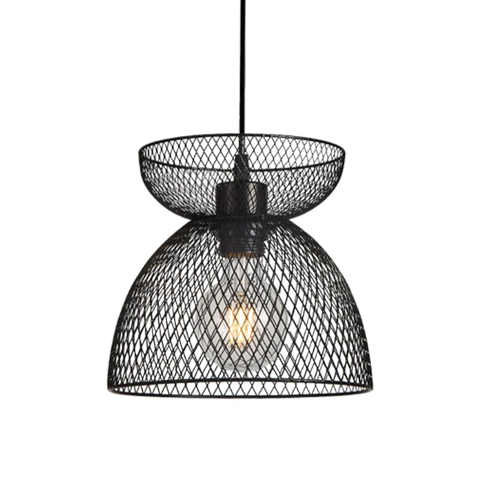 The Lighting Club Pendant Lights Black Lorena Metal Mesh Pendant Light Black | Gold PEN961 BLACK 6007226087833