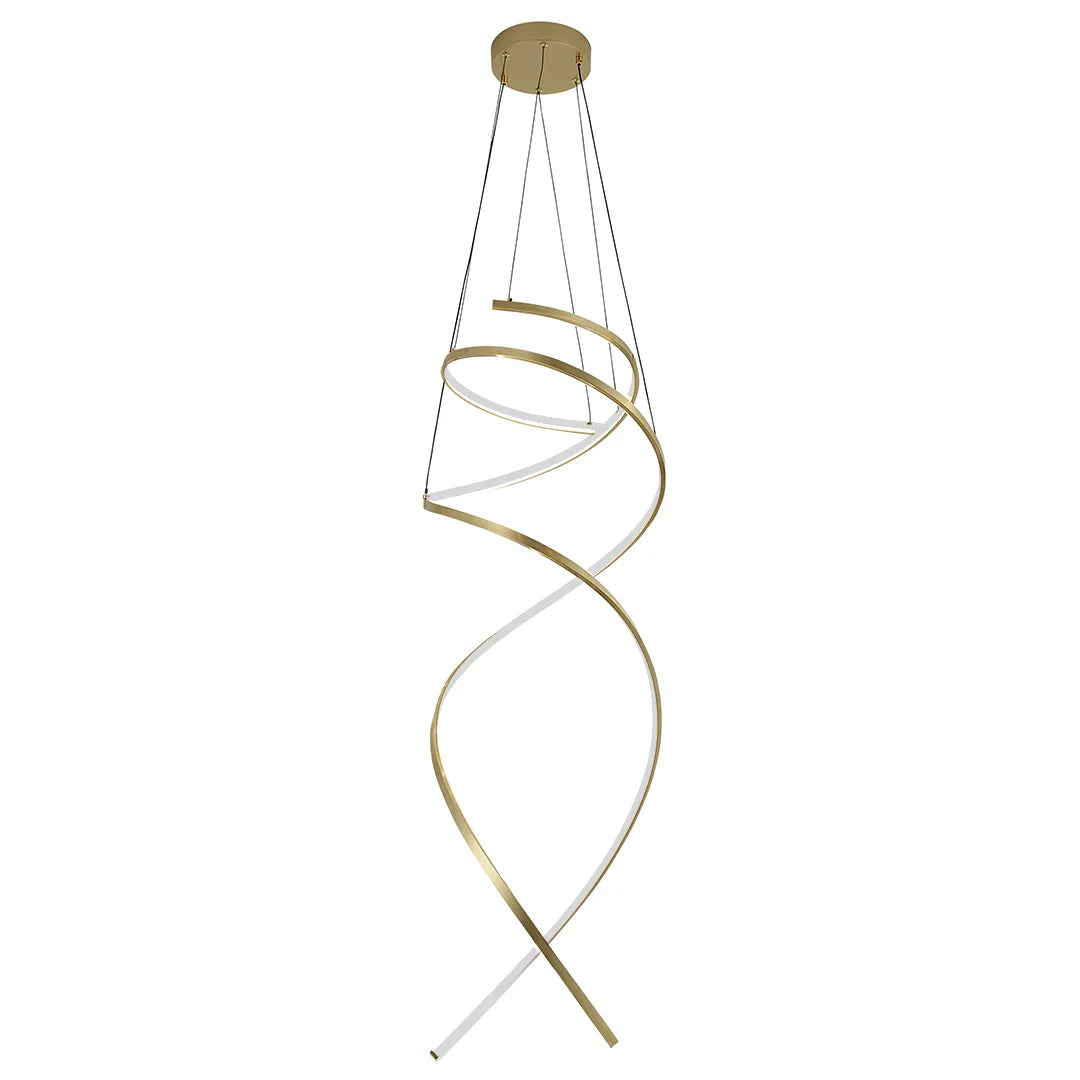 The Lighting Club pendant light Verve Orbital Metal and Acrylic LED Pendant Light PEN965 GOLD 6007226088045