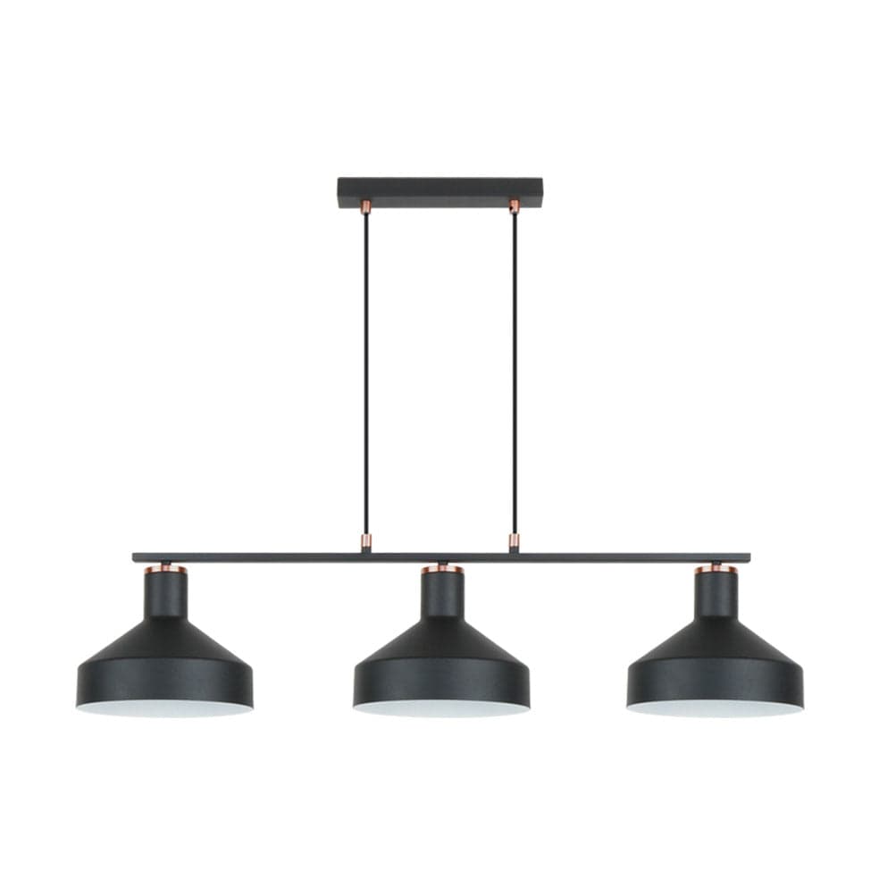 The Lighting Club Pendant Lights Black Diego Metal Trio Pendant Light Black | White PEN968 BLACK 6007226088328