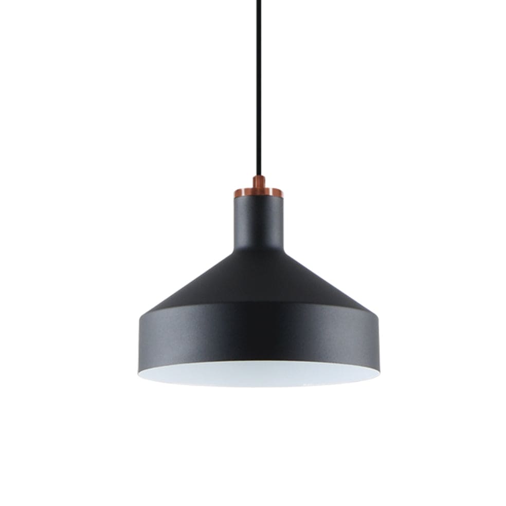 The Lighting Club Pendant Lights Black Diego Metal Pendant Light Black | White PEN970 BLACK 6007226088342