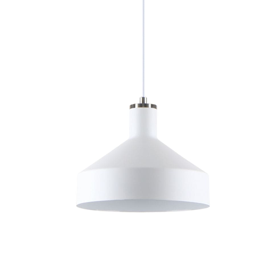 The Lighting Club Pendant Lights White Diego Metal Pendant Light Black | White PEN971 WHITE 6007226088359