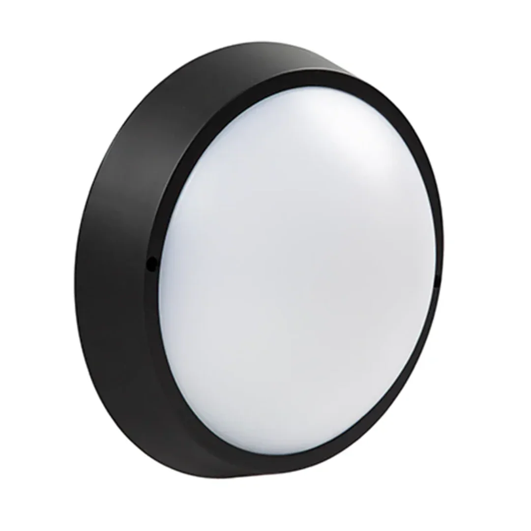 The Lighting Club Wall Light Large Atlas Round Bulkhead LED Light in Black - Large | Small RB119 6009506497110