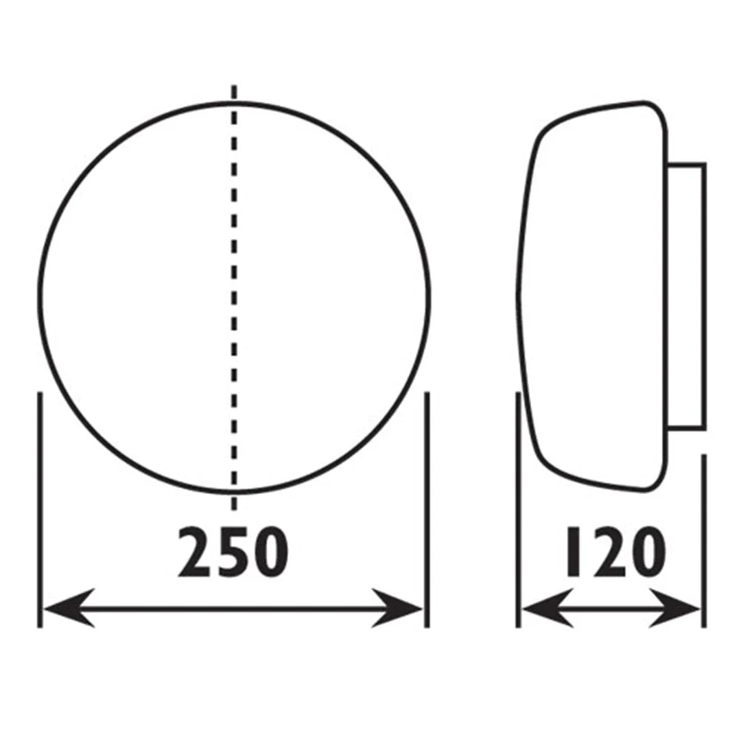 The Lighting Club Ceiling Light Cheesecake Round Opal Glass Ceiling Light - White RC150 6009506425434