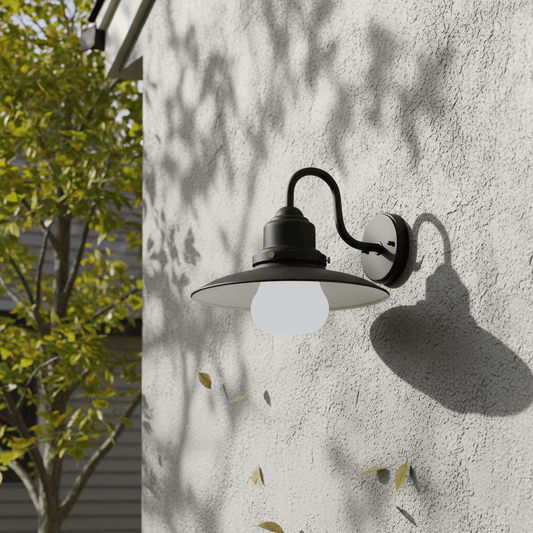 The Lighting Club Wall Light Benny Aluminium and Glass Wall Light Black RW165 6009506496724