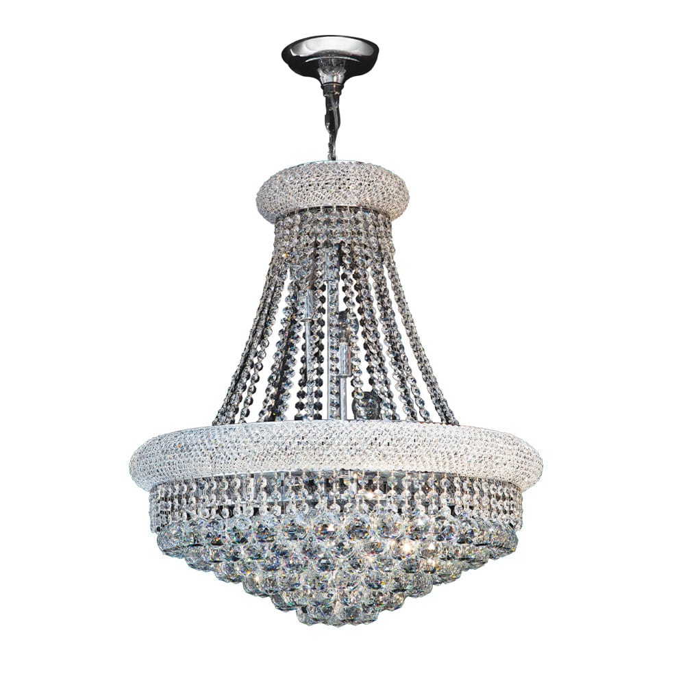 The Lighting Club Chandeliers Laura Crystal Chandelier Light Chrome S-KLCH-8738/14