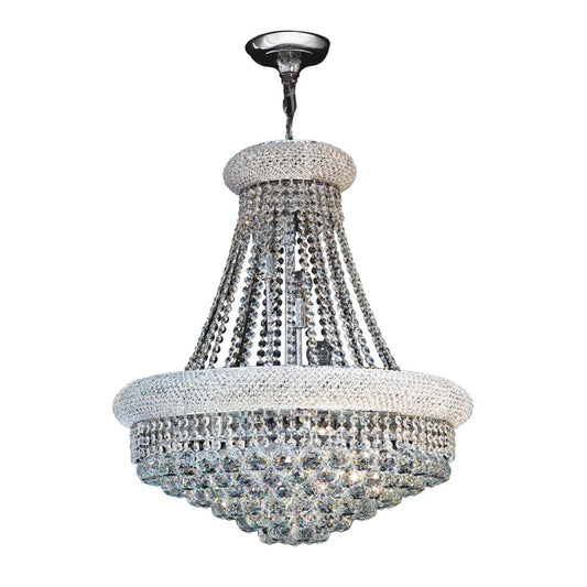 The Lighting Club Chandeliers Laura Crystal Chandelier Light Chrome S-KLCH-8738/14
