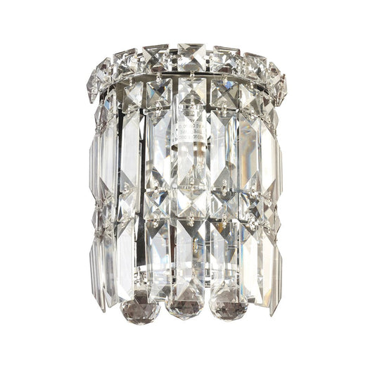 The Lighting Club Wall Light Medium Giselle Round Crystal Wall Light Chrome Medium | Large S-KLW-2311/S
