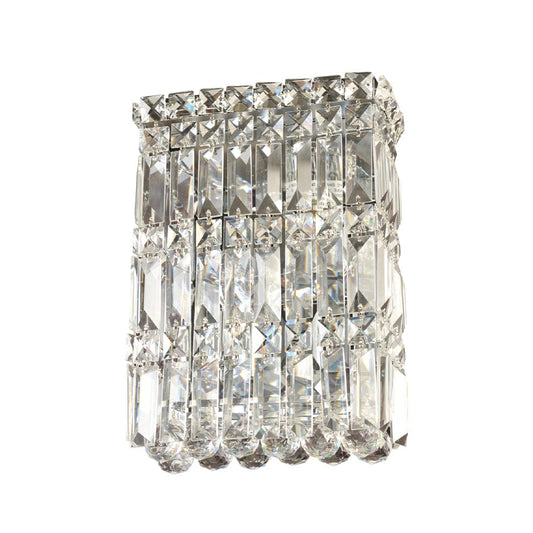 The Lighting Club Wall Light Medium Giselle Square Crystal Wall Light Chrome Medium | Large S-KLW-2316/S