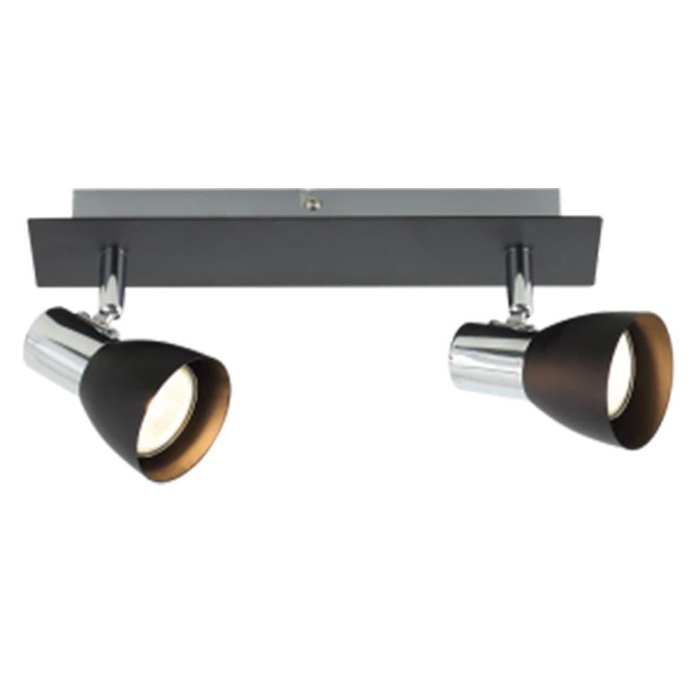 The Lighting Club Spotlight Loretta Ceiling 2 Spotlight | Black and Chrome S056/2 BLACK 6007226056754