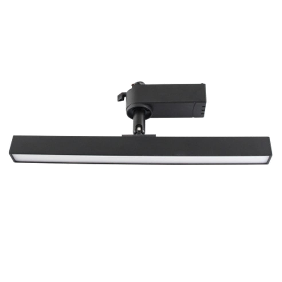 The Lighting Club Lighting Fixtures Small Slim Line Track Light Black | Small or Medium S099/1 BLACK