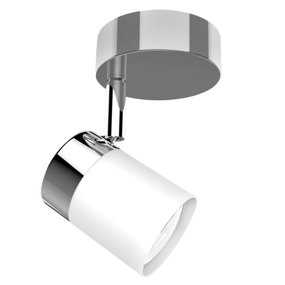 The Lighting Club Spotlight 1 Spotlight Cecelia Ceiling Spot Light - Sets of 1 or 2 | White and Chrome S170/1 CHROME/WHITE 6007226081145