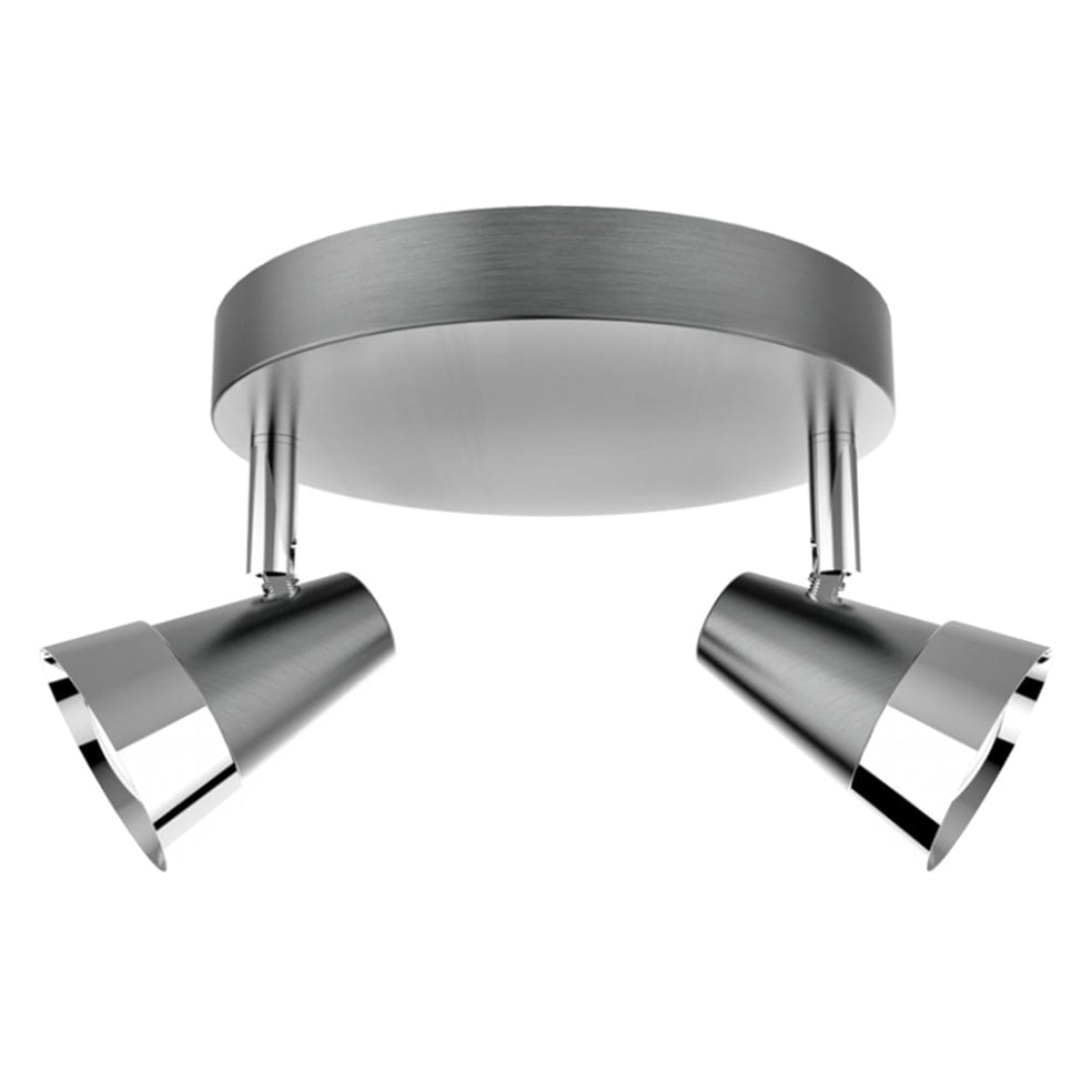 The Lighting Club Spotlight Double/2 Lampada Satin Chrome Spotlights (1 - 3) S171/2 SATIN 6007226081183
