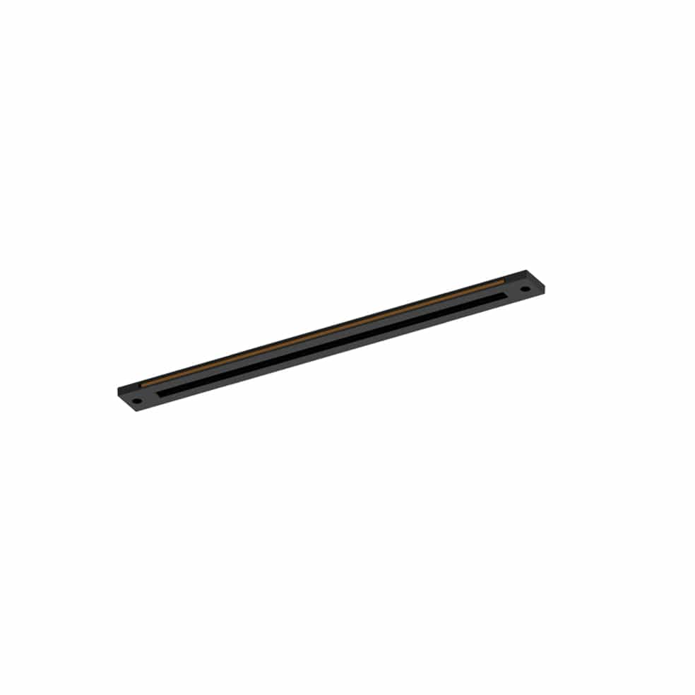 The Lighting Club 2 meter Slimline Aluminium Track for Plano Wall Light S302/2M BLACK 6007226085723