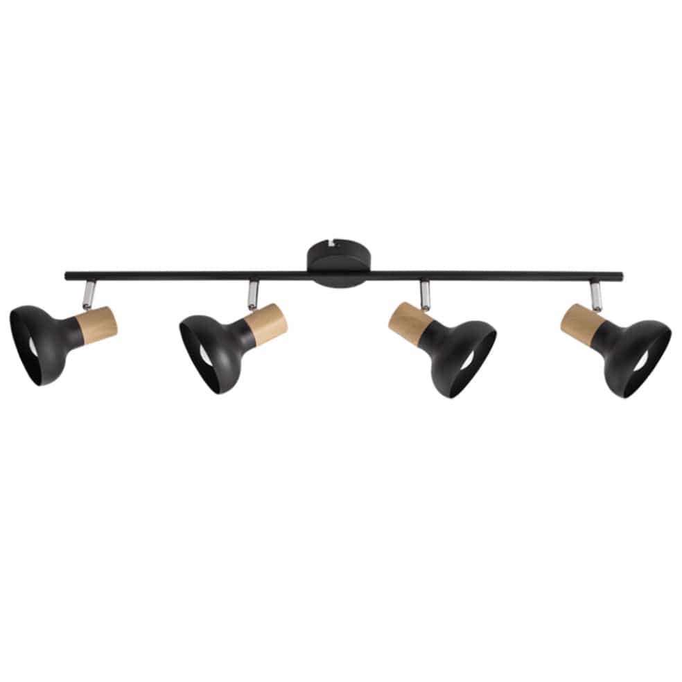 The Lighting Club Ceiling Light Fixtures Ruth 4 Track Light S402/4 BLACK 6007226071368