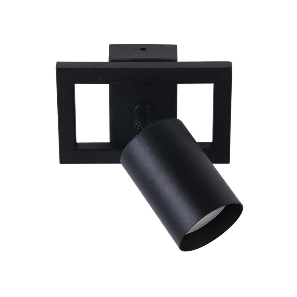 The Lighting Club Spotlight Black Darcey Aluminium Spotlight Brass | Black S413/1 BLACK 6007226086355