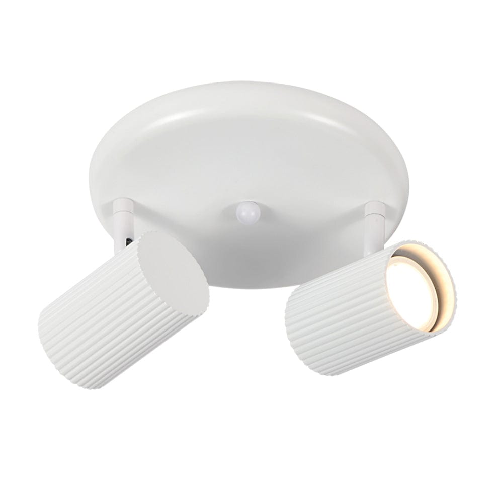 The Lighting Club Spotlight White Nara Aluminium Double Spotlight Black | White S415/2 WHITE 6007226087536