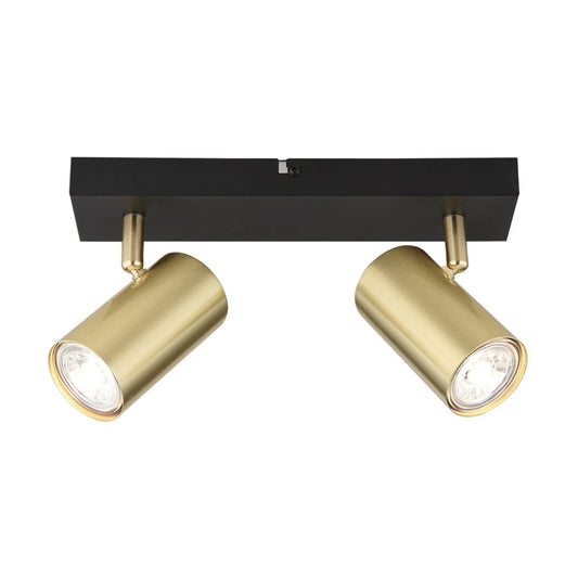 The Lighting Club Spotlight Lena Double Metal Spotlight Gold S418/2 BK/GD 6007226088526