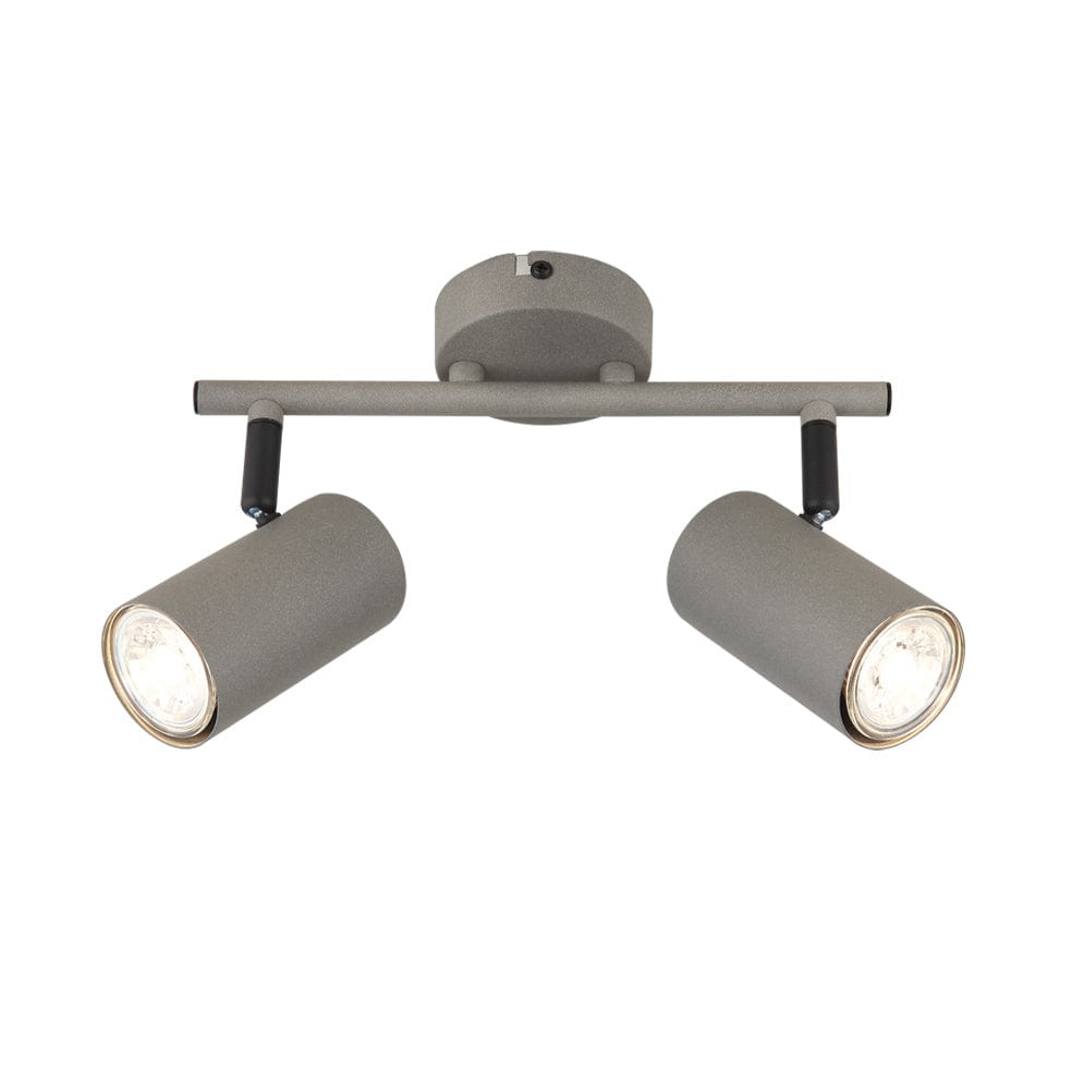 The Lighting Club Spotlight Granite Double Metal Spotlight Grey S419/2 SANDY GREY 6007226088557