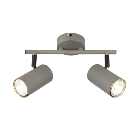 The Lighting Club Spotlight Granite Double Metal Spotlight Grey S419/2 SANDY GREY 6007226088557