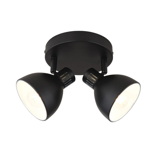 The Lighting Club Spotlight Ellie Double Metal Spotlight Black S420/2 BLACK 6007226088588