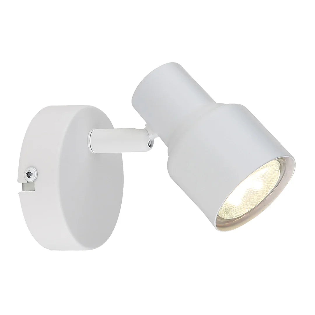 The Lighting Club Spotlight 1 Light Iceberg Metal Spotlights - 3 Sizes S421/1 WHITE 6007226090352